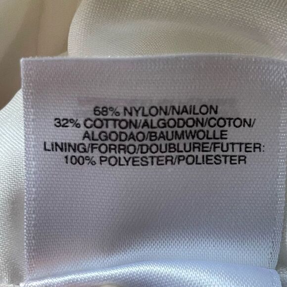 JONES OF NEW YORK white, knee length, lace dress - Picture 5 of 10